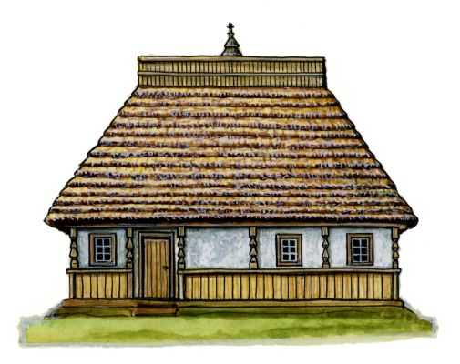Традиционное жилище. Закарпатская область.