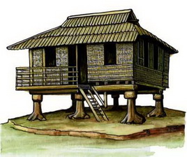 Ифугао. Традиционное жилище.