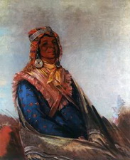 Крики. Сэм Перриман, брат вождя криков. 1834 г.