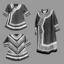 Нанайцы. Традиционная женская одежда.