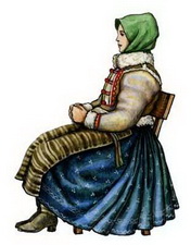Словаки. Женский праздничный костюм.